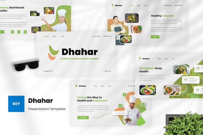 健康食品营养讲述推介Keynote模板 - PPT派