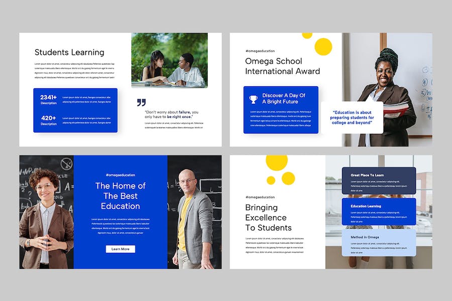 在线教育培训课程PPT模板 - PPT派