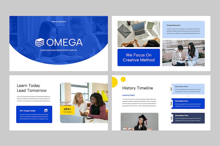 在线教育培训课程PPT模板 - PPT派