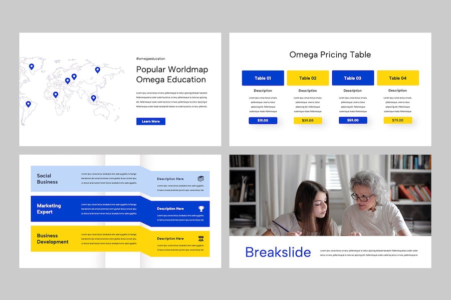 在线教育培训课程PPT模板 - PPT派