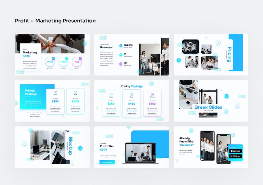 营销计划推广策略PPT模板 - PPT派