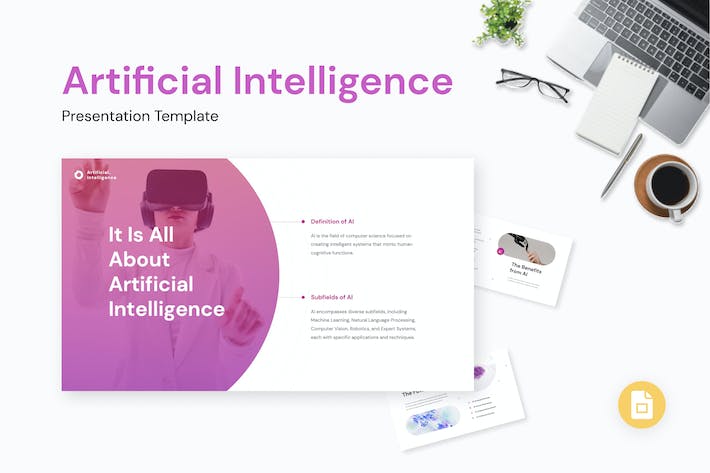 人工智能应用设计讲述展示内容方案PPT模板 - PPT派