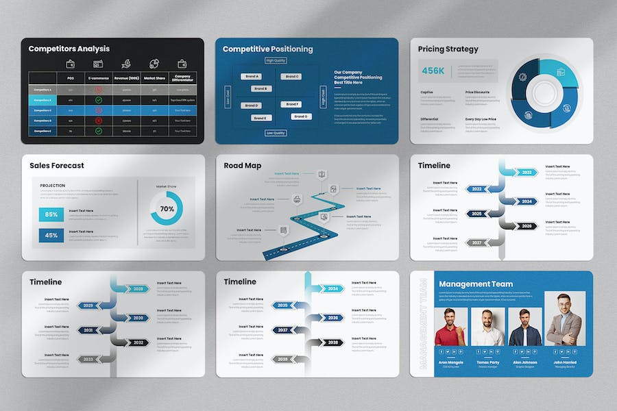 商务融资计划书演讲PPT模板 - PPT派