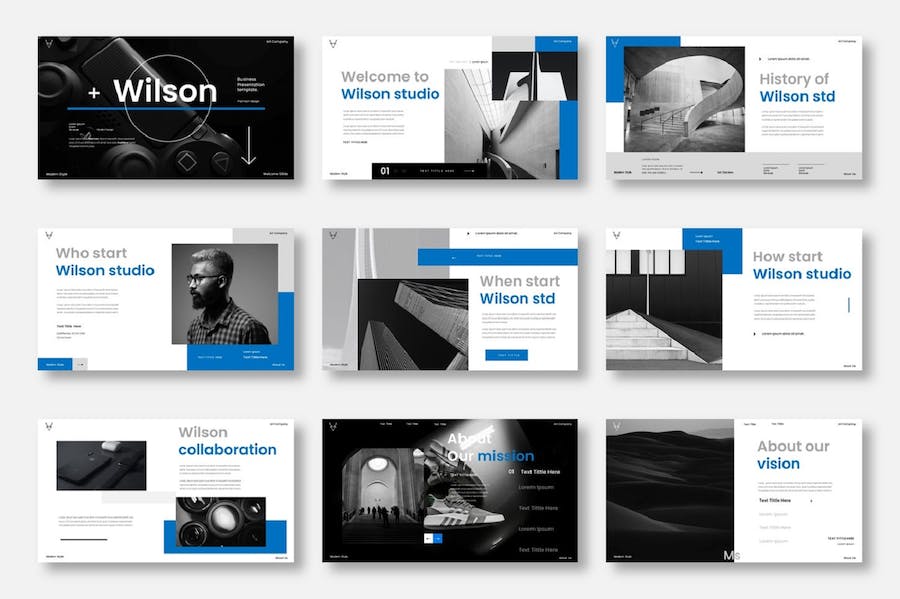 商务项目展示工作汇报方案Keynote模板 - PPT派