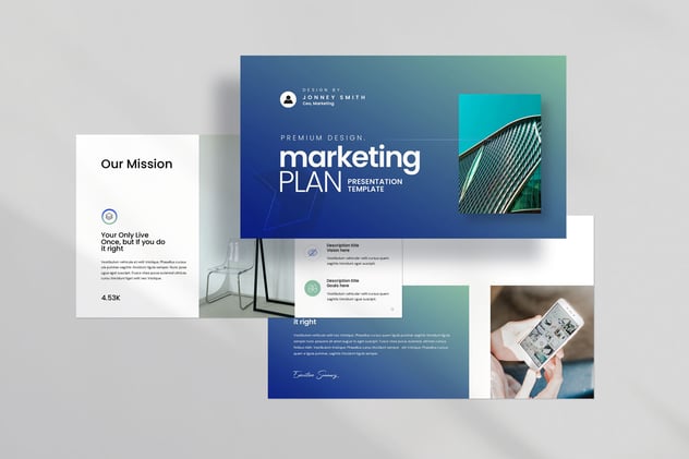 营销计划推广策略方案Keynote模板 - PPT派