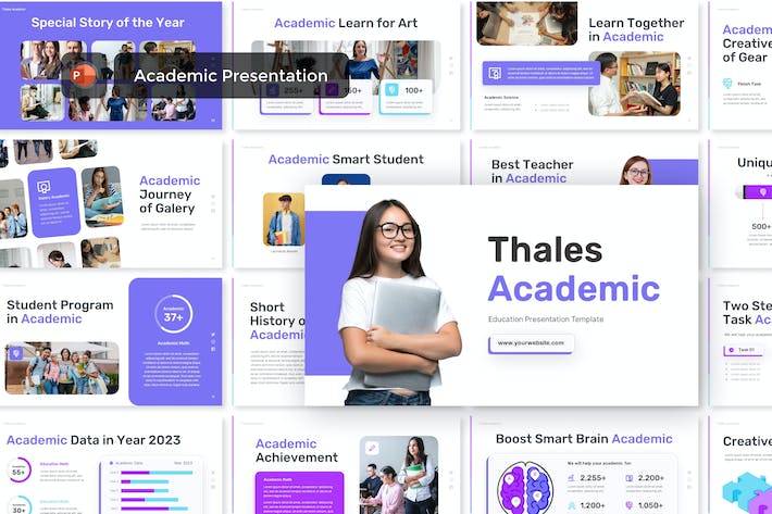 学术教育知识演讲教学方案PPT模板 - PPT派
