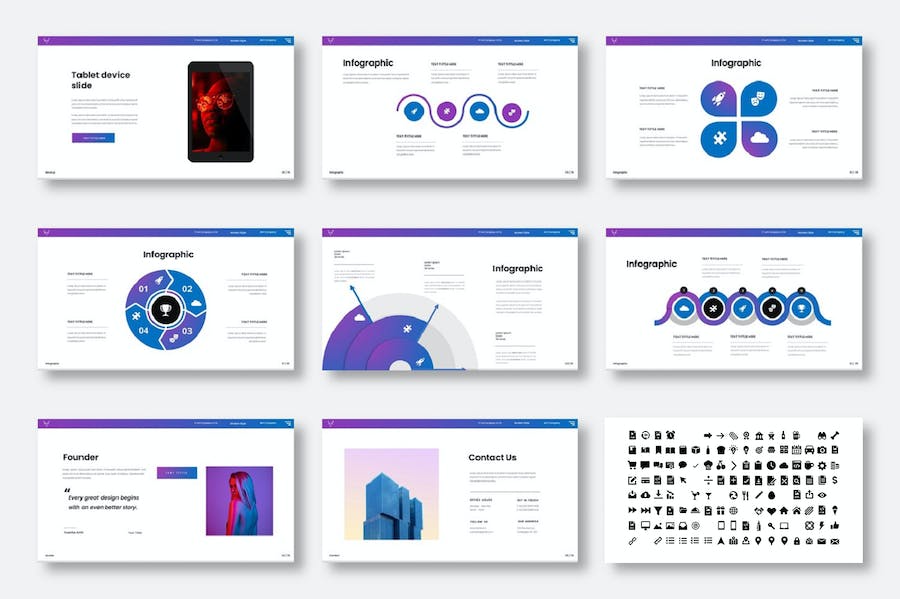 商务现代风战略规划PPT模板 - PPT派