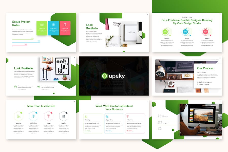 绿色环保健康主题演讲Keynote模板 - PPT派