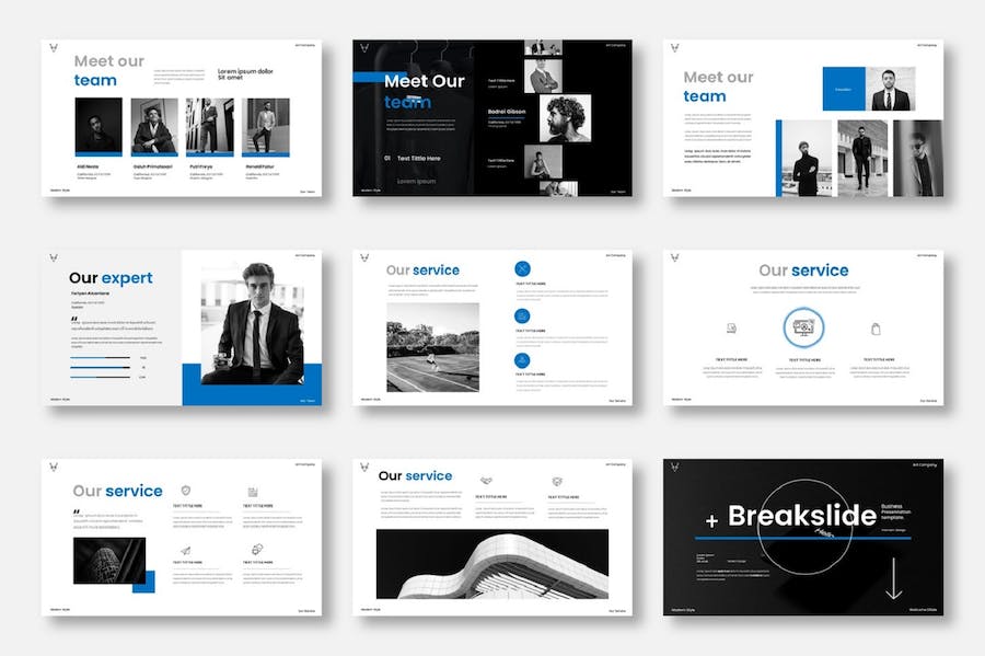 商务项目展示工作汇报方案Keynote模板 - PPT派