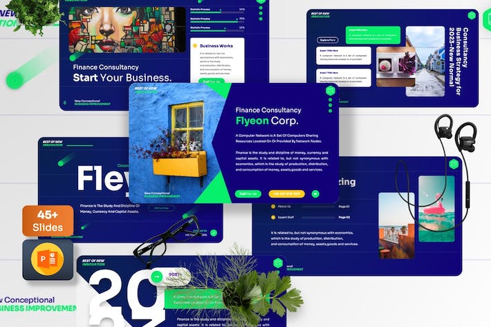 企业公司年度报告总结PPT模板 - PPT派