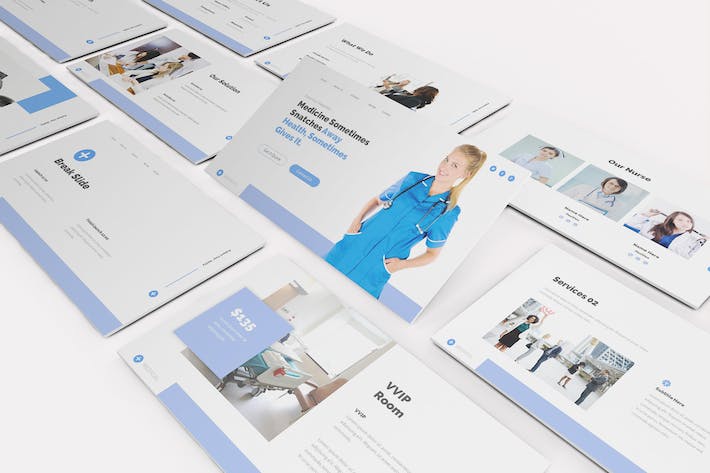 医疗健康服务方案演讲Keynote模板 - PPT派