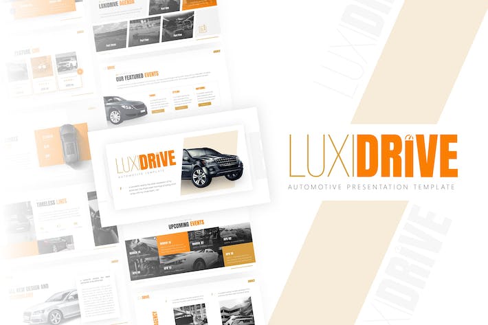Luxidrive-汽车-幻灯片-模板- PPT派