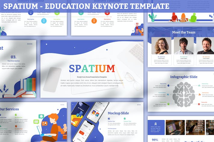 教育培训课程学习展示Keynote模板 - PPT派