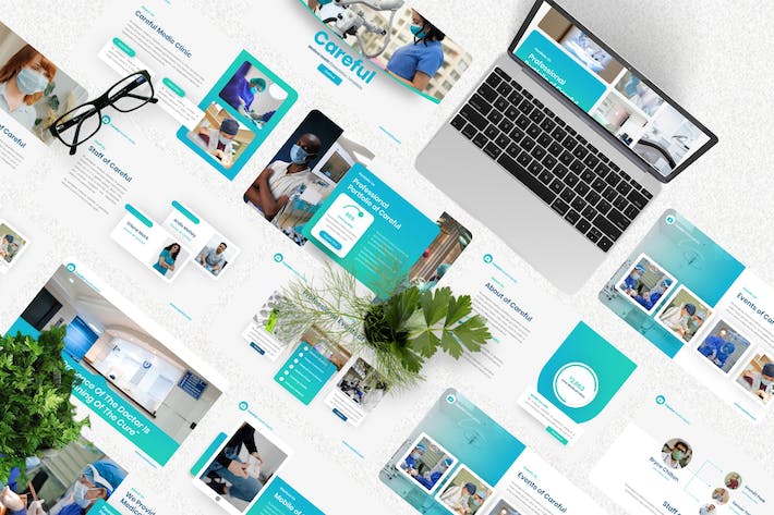 医疗护理健康知识Keynote模板 - PPT派