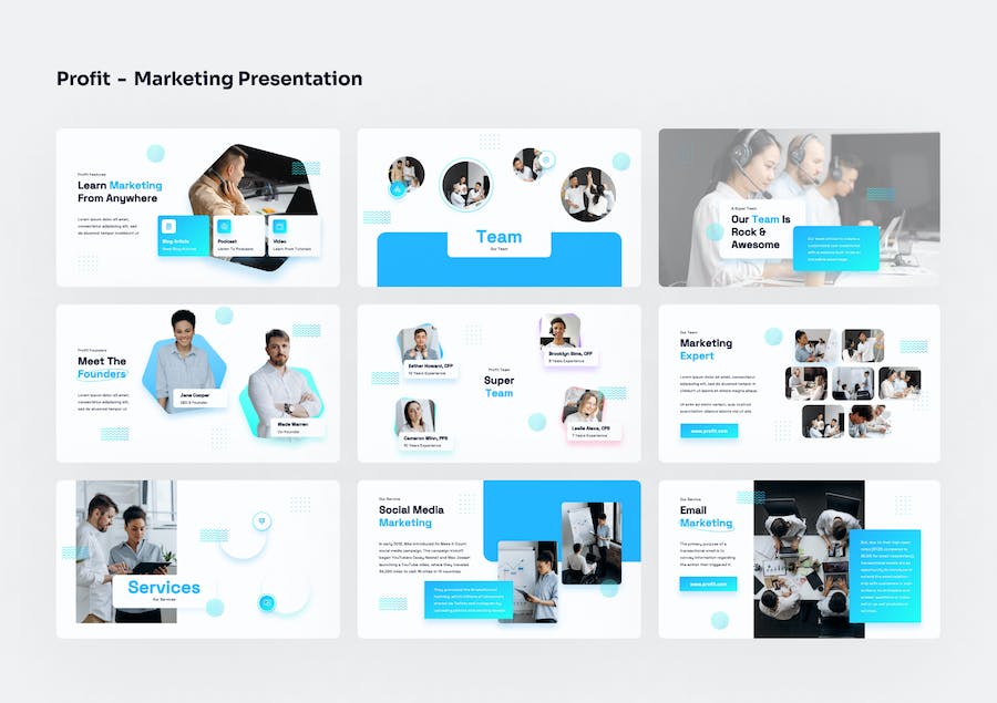 营销计划推广策略PPT模板 - PPT派