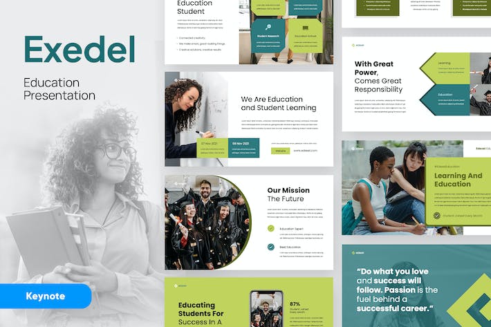 教育课程讲述展示方案Keynote模板 - PPT派