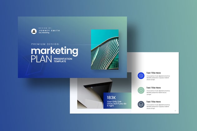 营销计划推广策略方案Keynote模板 - PPT派