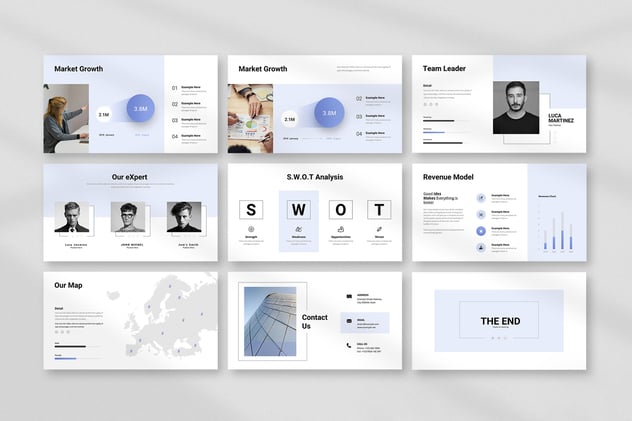 商业计划融资方案书PPT模板 - PPT派