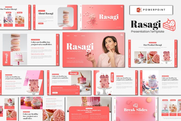 餐饮甜品讲述展示品牌推广运营PPT模板 - PPT派