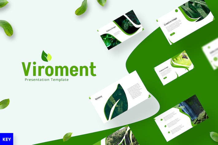 环境保护生态可持续发展Keynote模板 - PPT派