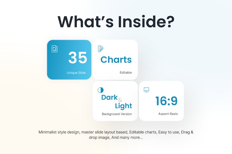 简单-KPI-仪表板-PowerPoint-模板 - PPT派