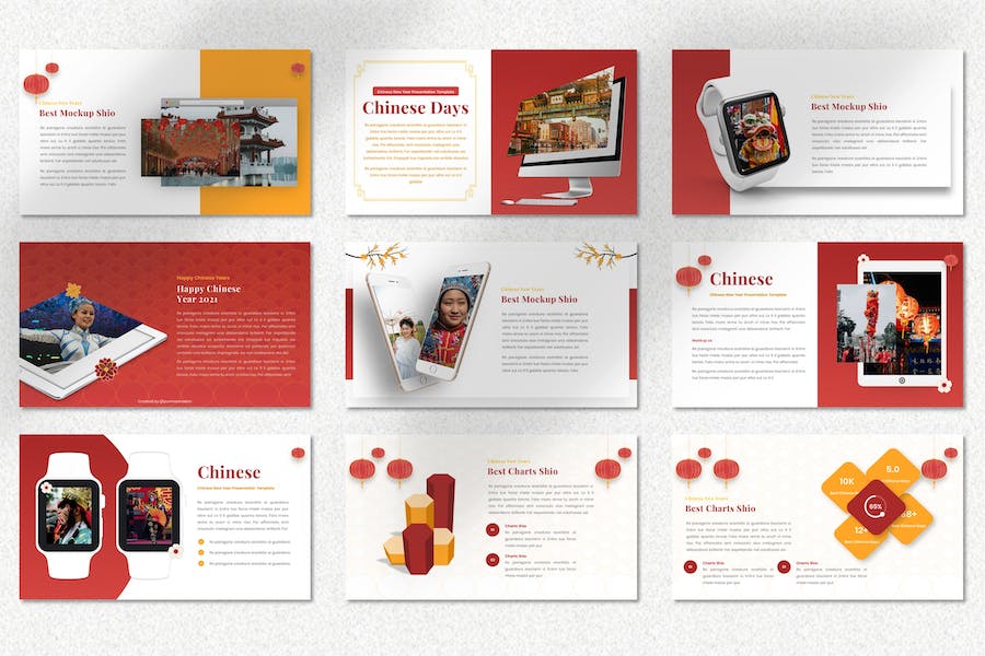 中国新年跨年庆典活动方案PPT模板 - PPT派