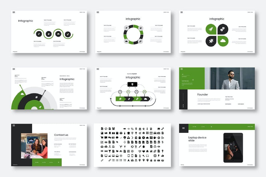 商务企业发展战略规划实施Keynote模板 - PPT派
