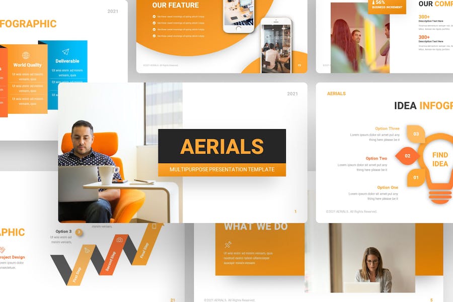 Aerials-multipurpose-keynote-presentation-template - PPT派