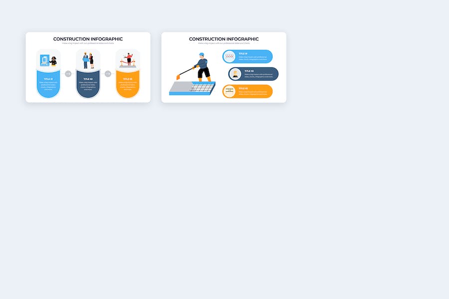 商业建筑工程项目信息图形Keynote模板 - PPT派