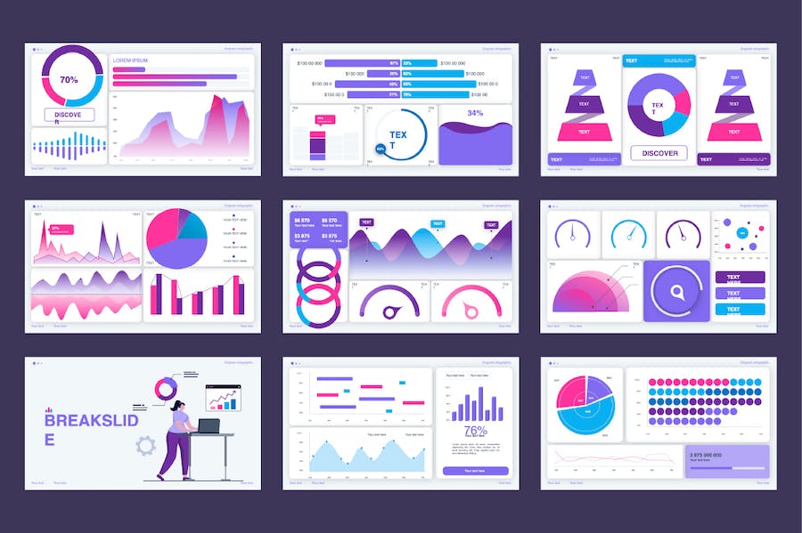 KPI关键绩效指标数据分析展示PPT模板 - PPT派