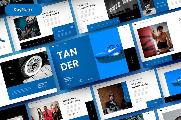 商业企业合作洽谈项目介绍Keynote模板 - PPT派