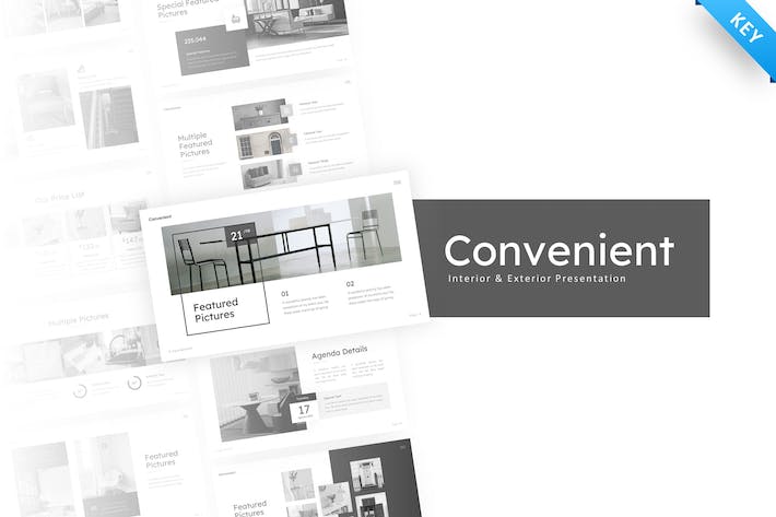 Convenient-interior-exterior-keynote-presentation- PPT派