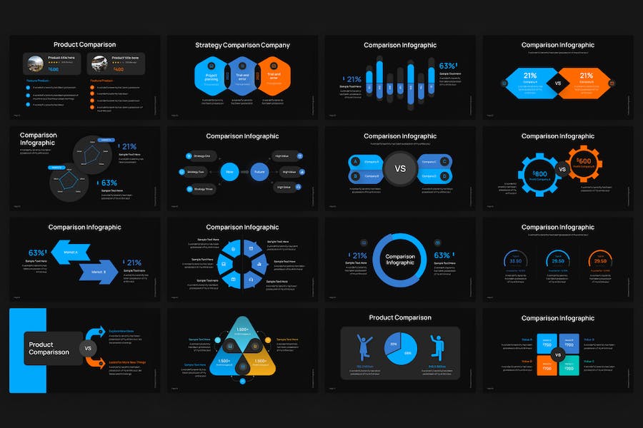 Business-comparisson-infographic-keynote-template - PPT派