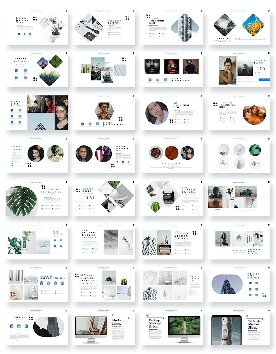 极简设计风格展示演讲方案PPT模板 - PPT派