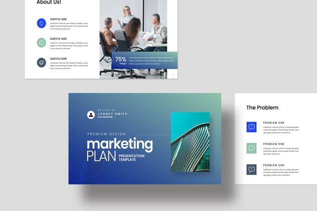 营销计划推广策略方案Keynote模板 - PPT派