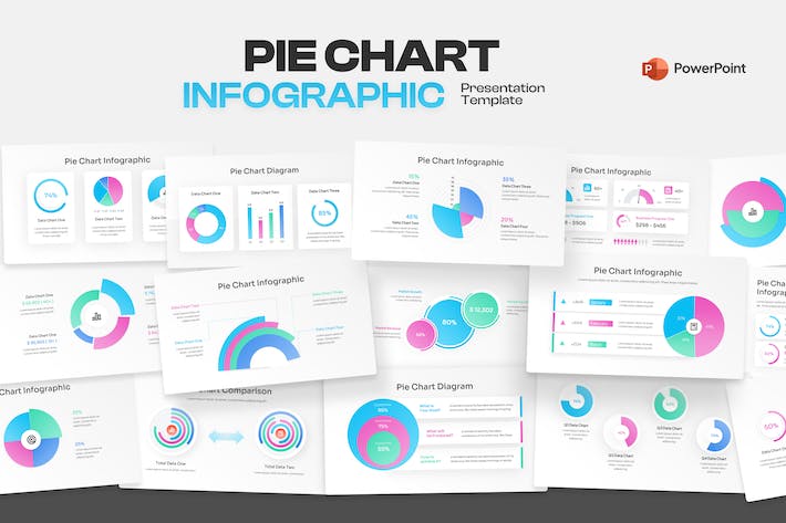 饼图-信息图-渐变图-PowerPoint- PPT派