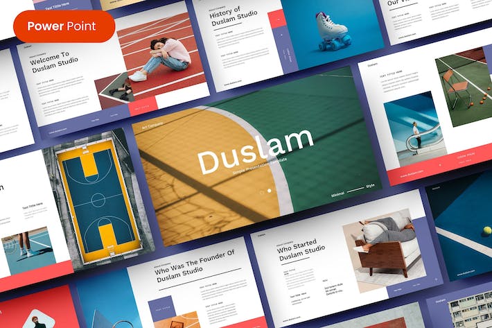 创意商务风格设计展示PPT模板 - PPT派