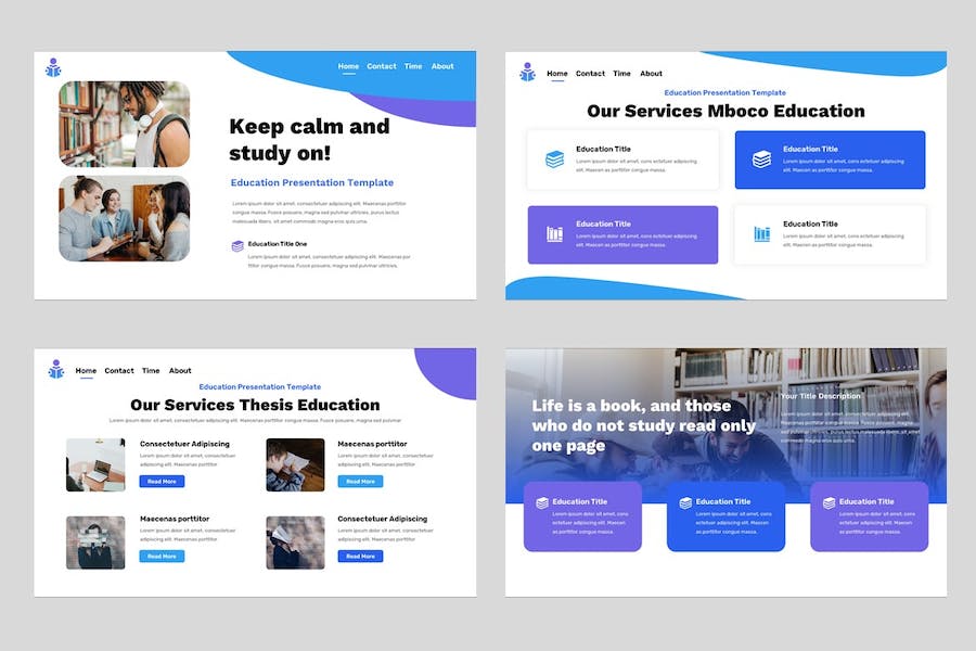 教育学习课程设计展示讲述教学方案PPT模板 - PPT派