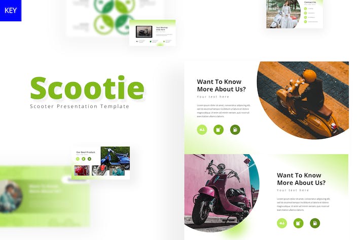 简洁商务主题演讲Keynote模板 - PPT派