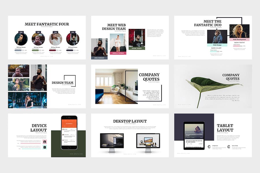 房地产楼盘项目销售推广Keynote模板 - PPT派