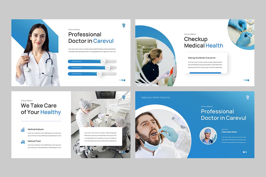 医疗诊疗专业服务介绍展示Keynote模板 - PPT派