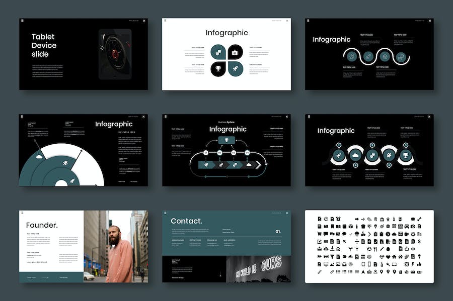 商业品牌策略发展Keynote模板 - PPT派