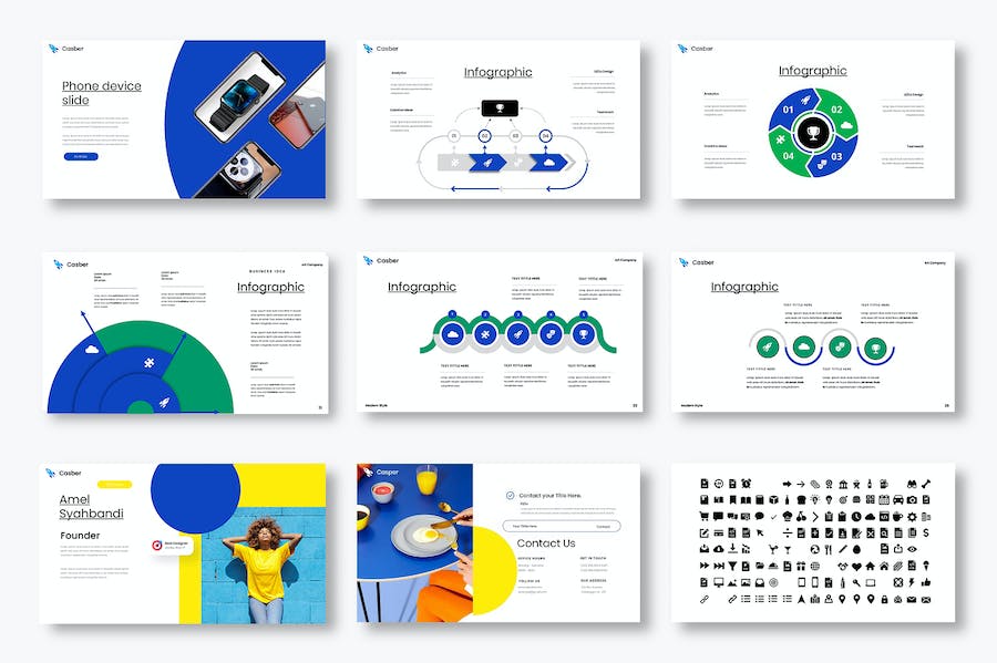 商业项目展示企业介绍Keynote模板 - PPT派