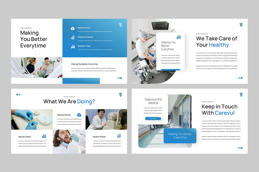 医疗诊疗专业服务介绍展示Keynote模板 - PPT派