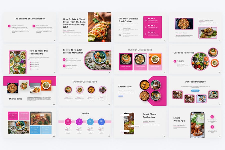 Culinary-creative-modern-food-geometric-keynote - PPT派