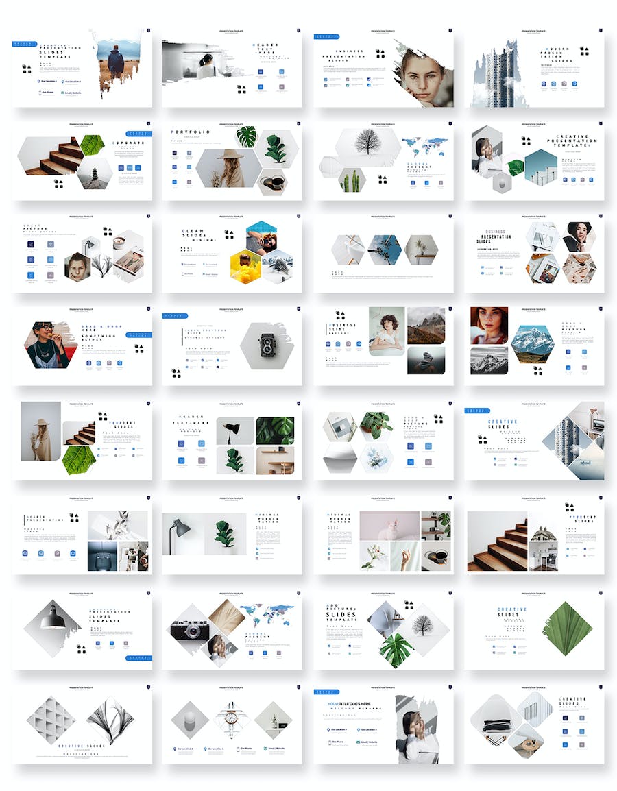 极简设计风格展示演讲方案PPT模板 - PPT派