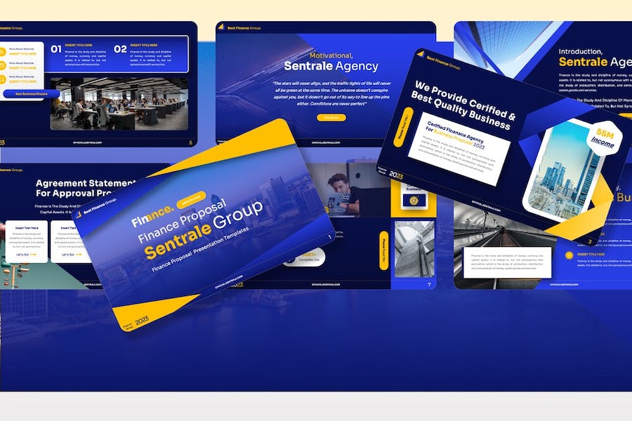 商业建议书融资提案方案PPT模板 - PPT派