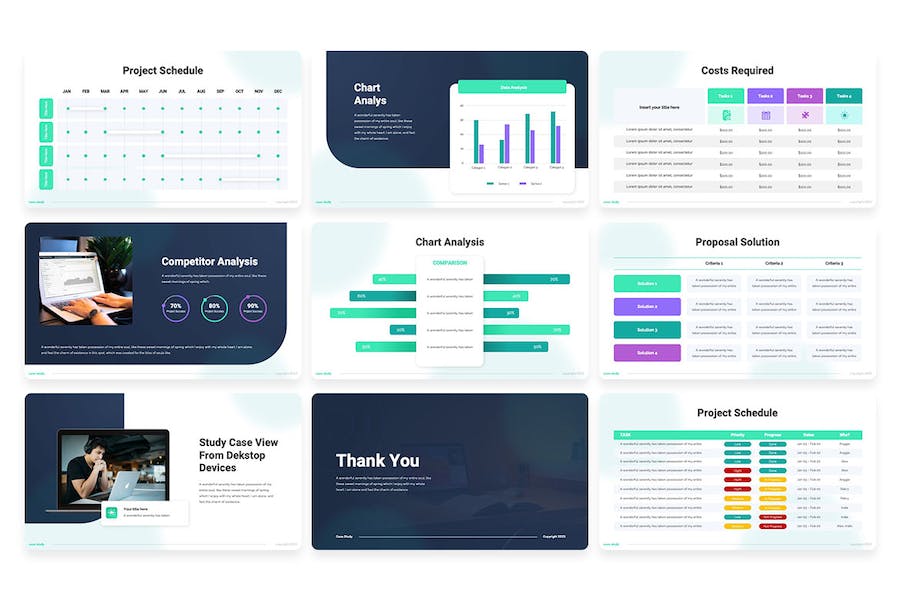 研究案例学术研究论证Keynote模板 - PPT派