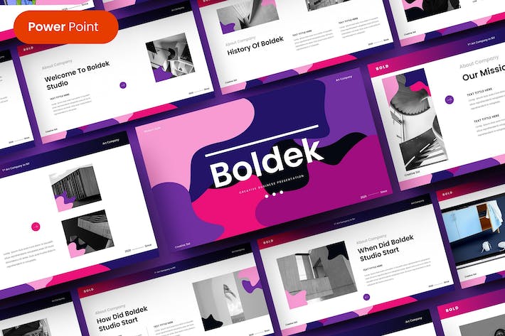 时尚品牌商务营销推广PPT模板 - PPT派