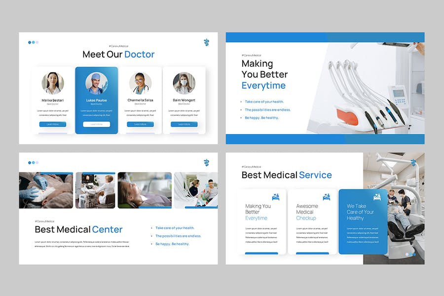 医疗诊疗专业服务介绍展示Keynote模板 - PPT派